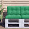 vidaXL - Palletkussens - 2 - st - stof - groen