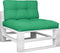 vidaXL - Palletkussens - 2 - st - stof - groen