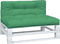 vidaXL - Palletkussens - 2 - st - stof - groen
