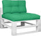 vidaXL - Palletkussens - 2 - st - stof - groen