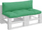 vidaXL - Palletkussens - 2 - st - stof - groen