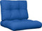 vidaXL - Palletkussens - 2 - st - stof - koningsblauw