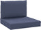 vidaXL - Palletkussens - 2 - st - stof - marineblauw