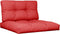 vidaXL - Palletkussens - 2 - st - stof - rood