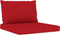 vidaXL - Palletkussens - 2 - st - stof - rood
