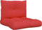 vidaXL - Palletkussens - 2 - st - stof - rood
