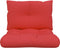 vidaXL - Palletkussens - 2 - st - stof - rood