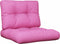 vidaXL - Palletkussens - 2 - st - stof - roze