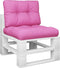 vidaXL - Palletkussens - 2 - st - stof - roze