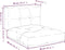 vidaXL - Palletkussens - 2 - st - stof - roze