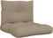 vidaXL - Palletkussens - 2 - st - stof - taupe