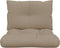 vidaXL - Palletkussens - 2 - st - stof - taupe