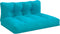 vidaXL - Palletkussens - 2 - st - stof - turquoise