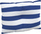 vidaXL - Palletkussens - 3 - st - gestreept - oxford - stof - wit - en - blauw