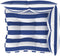 vidaXL - Palletkussens - 3 - st - gestreept - oxford - stof - wit - en - blauw
