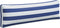 vidaXL - Palletkussens - 3 - st - gestreept - oxford - stof - wit - en - blauw