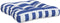 vidaXL - Palletkussens - 3 - st - gestreept - oxford - stof - wit - en - blauw