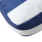 vidaXL - Palletkussens - 3 - st - gestreept - oxford - stof - wit - en - blauw