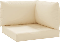 vidaXL - Palletkussens - 3 - st - oxford - stof - beige