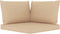 vidaXL - Palletkussens - 3 - st - oxford - stof - beige