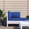vidaXL - Palletkussens - 3 - st - oxford - stof - blauw