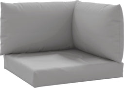vidaXL - Palletkussens - 3 - st - oxford - stof - grijs