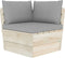 vidaXL - Palletkussens - 3 - st - oxford - stof - grijs