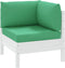 vidaXL - Palletkussens - 3 - st - oxford - stof - groen