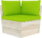 vidaXL - Palletkussens - 3 - st - oxford - stof - heldergroen