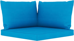 vidaXL - Palletkussens - 3 - st - oxford - stof - lichtblauw