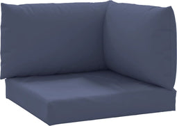 vidaXL - Palletkussens - 3 - st - oxford - stof - marineblauw