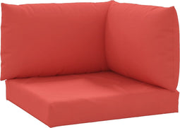 vidaXL - Palletkussens - 3 - st - oxford - stof - rood