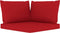 vidaXL - Palletkussens - 3 - st - oxford - stof - rood