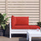 vidaXL - Palletkussens - 3 - st - oxford - stof - rood