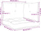 vidaXL - Palletkussens - 3 - st - oxford - stof - roze