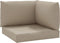vidaXL - Palletkussens - 3 - st - oxford - stof - taupe