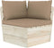 vidaXL - Palletkussens - 3 - st - oxford - stof - taupe