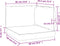 vidaXL - Palletkussens - 3 - st - oxford - stof - taupe