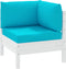 vidaXL - Palletkussens - 3 - st - oxford - stof - turquoise