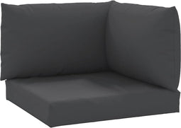 vidaXL - Palletkussens - 3 - st - oxford - stof - zwart