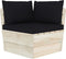 vidaXL - Palletkussens - 3 - st - oxford - stof - zwart