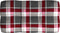 vidaXL - Palletkussens - 3 - st - ruitpatroon - stof - rood