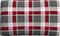vidaXL - Palletkussens - 3 - st - ruitpatroon - stof - rood
