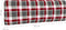 vidaXL - Palletkussens - 3 - st - ruitpatroon - stof - rood