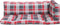 vidaXL - Palletkussens - 3 - st - ruitpatroon - stof - rood
