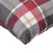 vidaXL - Palletkussens - 3 - st - ruitpatroon - stof - rood