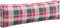 vidaXL - Palletkussens - 3 - st - ruitpatroon - stof - rood