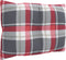 vidaXL - Palletkussens - 3 - st - ruitpatroon - stof - rood