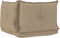 vidaXL - Palletkussens - 3 - st - stof - beige