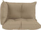 vidaXL - Palletkussens - 3 - st - stof - beige
